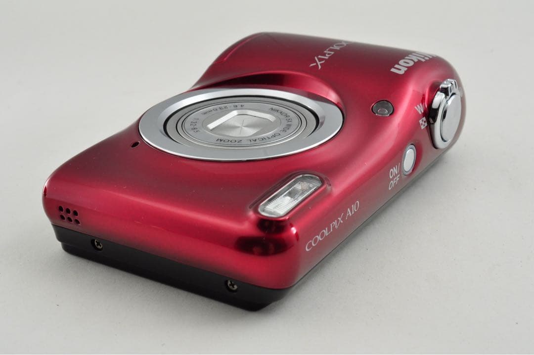 美品 Nikon COOLPIX A10 レッド コンパクトデジタルカメラ - メルカリ