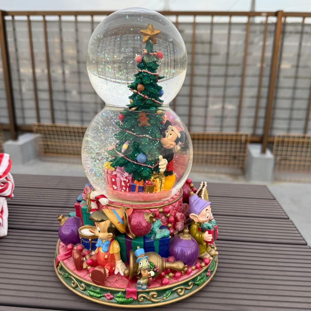 ディズニーミッキーピノキオ白雪姫ダンボアリス スノー グローブ
