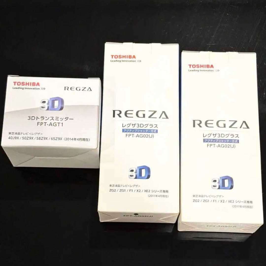 東芝 レグザ用 3D トランスミッター 1台 & グラス 2台 Amazon | TOSHIBA レグザシアターグラス REGZA専用3Dグラス(ZP2