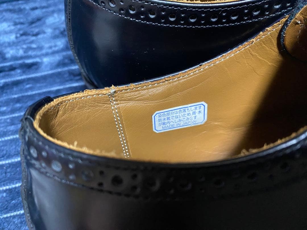 REGAL リーガル ビジネスシューズ ストーリーチップ 25.5EE 裏革