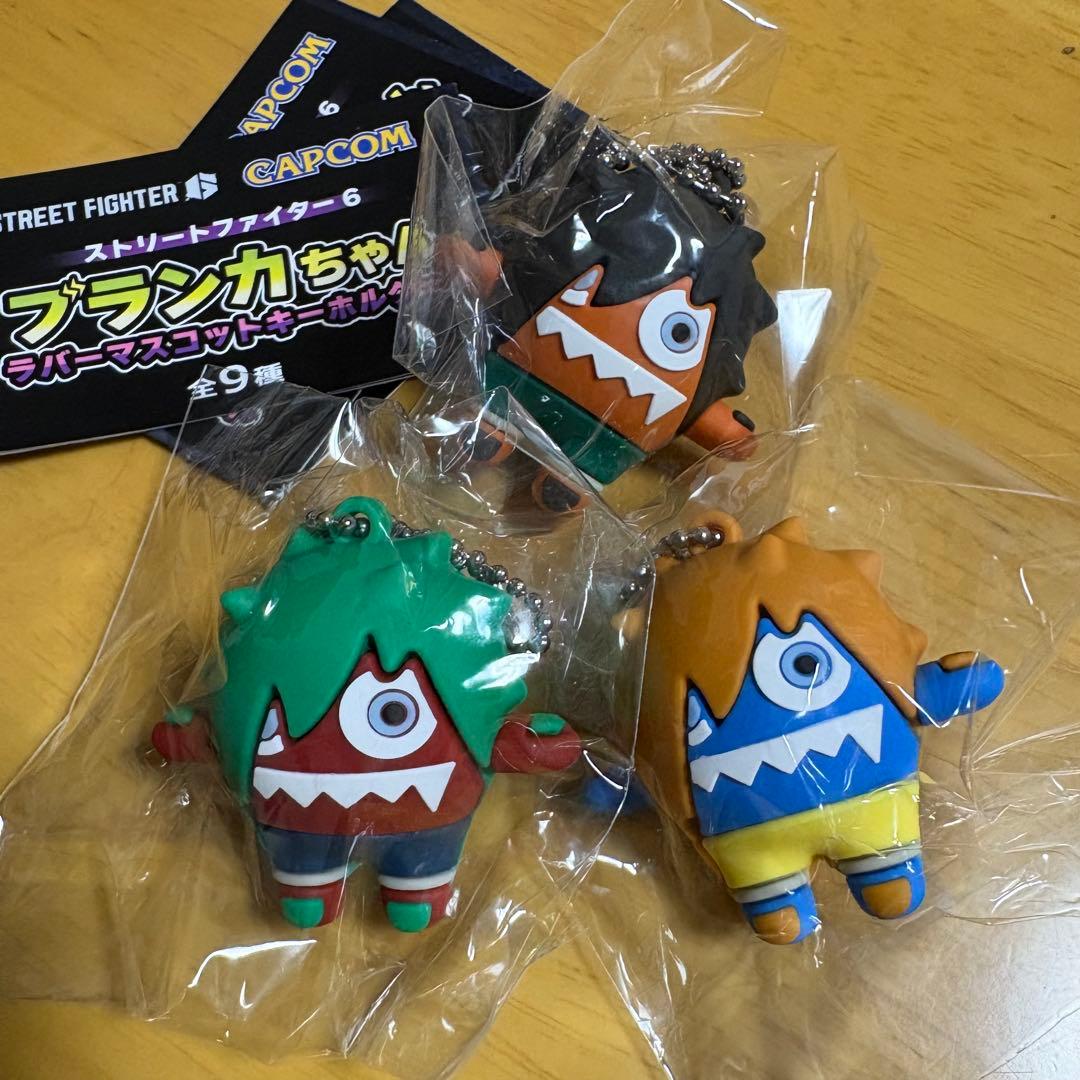 ストリートファイター6 ブランカちゃん ラバーマスコットキーホルダー