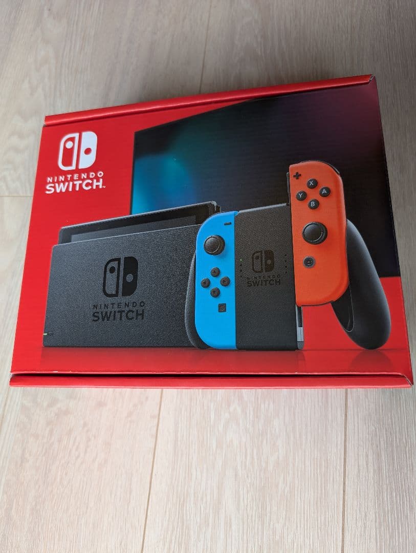 Nintendo Switch 本体未使用未開封 青/オレンジ Joy-Con Nintendo Switch - ☆新品未開封☆Switch JOY-CON ネオンパープル