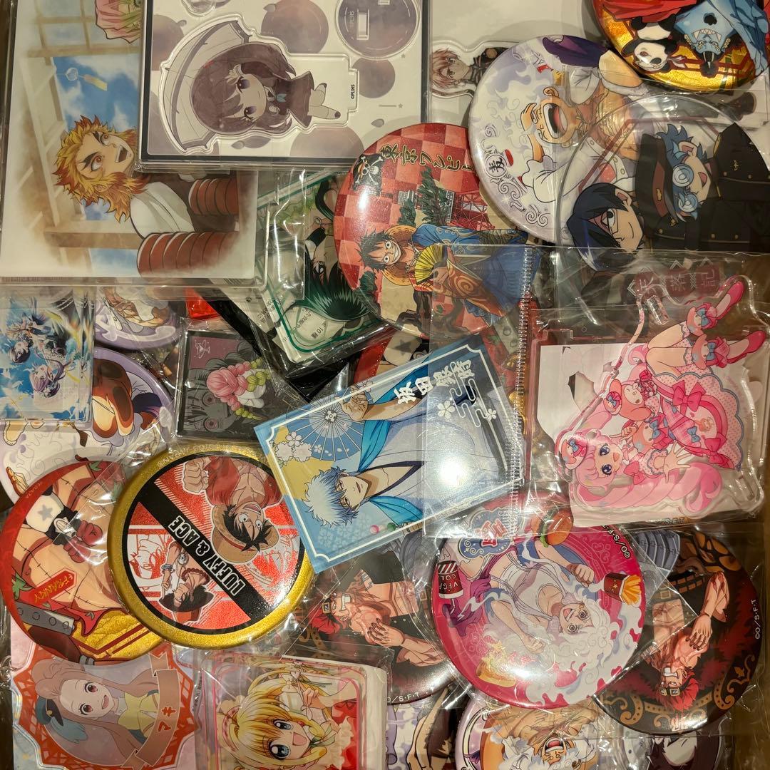 鬼滅の刃 ワンピース ラブライブ！アニメグッズ まとめ売り 大量 1500