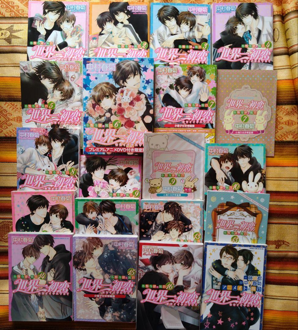 最新刊30巻追加！中村春菊 純愛ロマンチカ 世界一初恋 DVD 小冊子付き