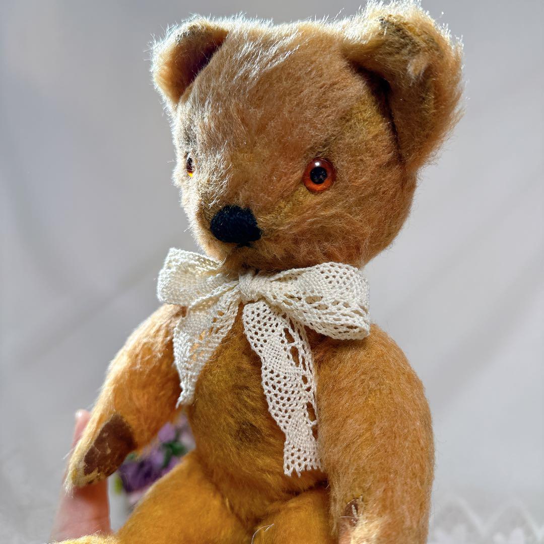 シナモン 様　❤️小さめ❤️チャドバレーテディベア　オレンジ　Chad Valley 英国の老舗テディベアメーカー🧸 CHAD VALLEY(チャドバレー)｜ぼくはくま