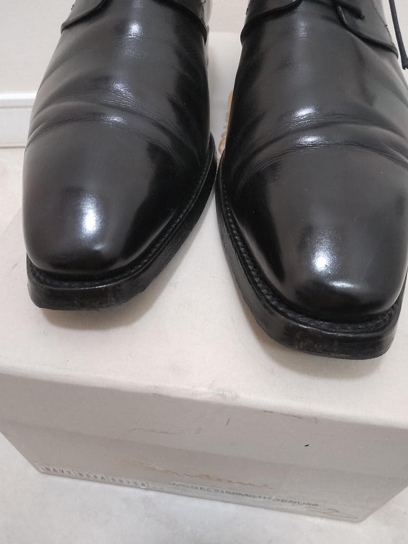 Santoni サントーニ プレーントゥ ダークネイビー 60 65 - メルカリ