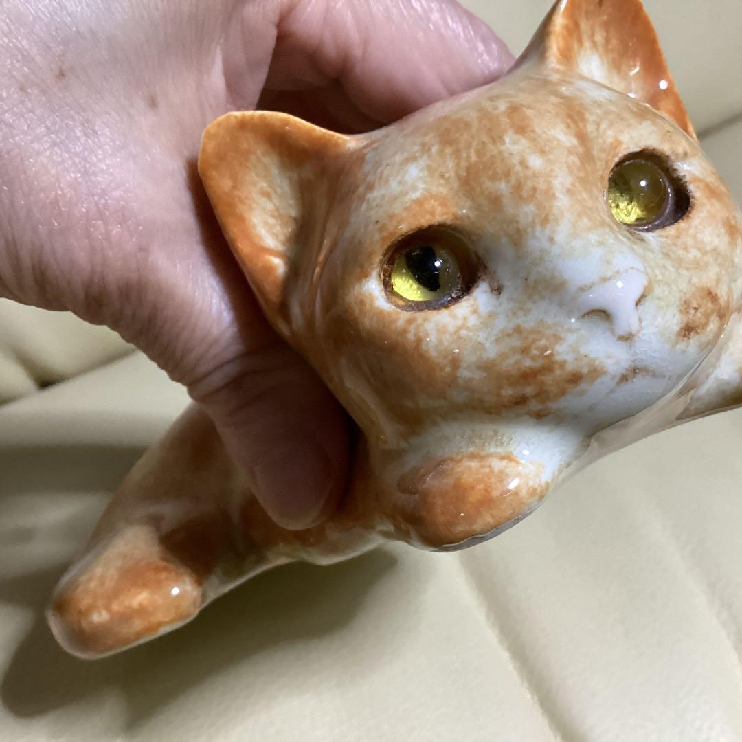 ウインスタンレイ女史の粘土の貴重な猫ヴィンテージナンバー7 瞳の