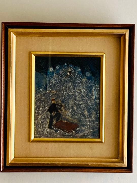 西村功 「 車を引く赤帽　」　F3号 油彩 2026年最新】Yahoo!オークション -西村功(油彩)の中古品・新品・未使用