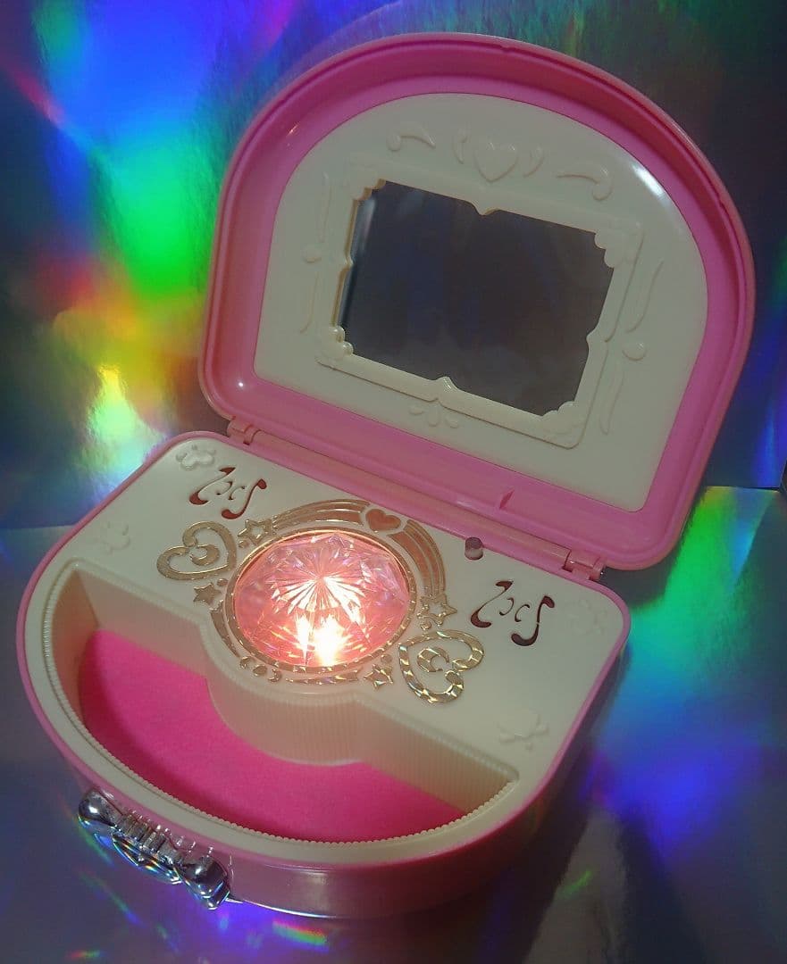 100】光る☆ムーンレインボーオルゴール＆幸運のプレート