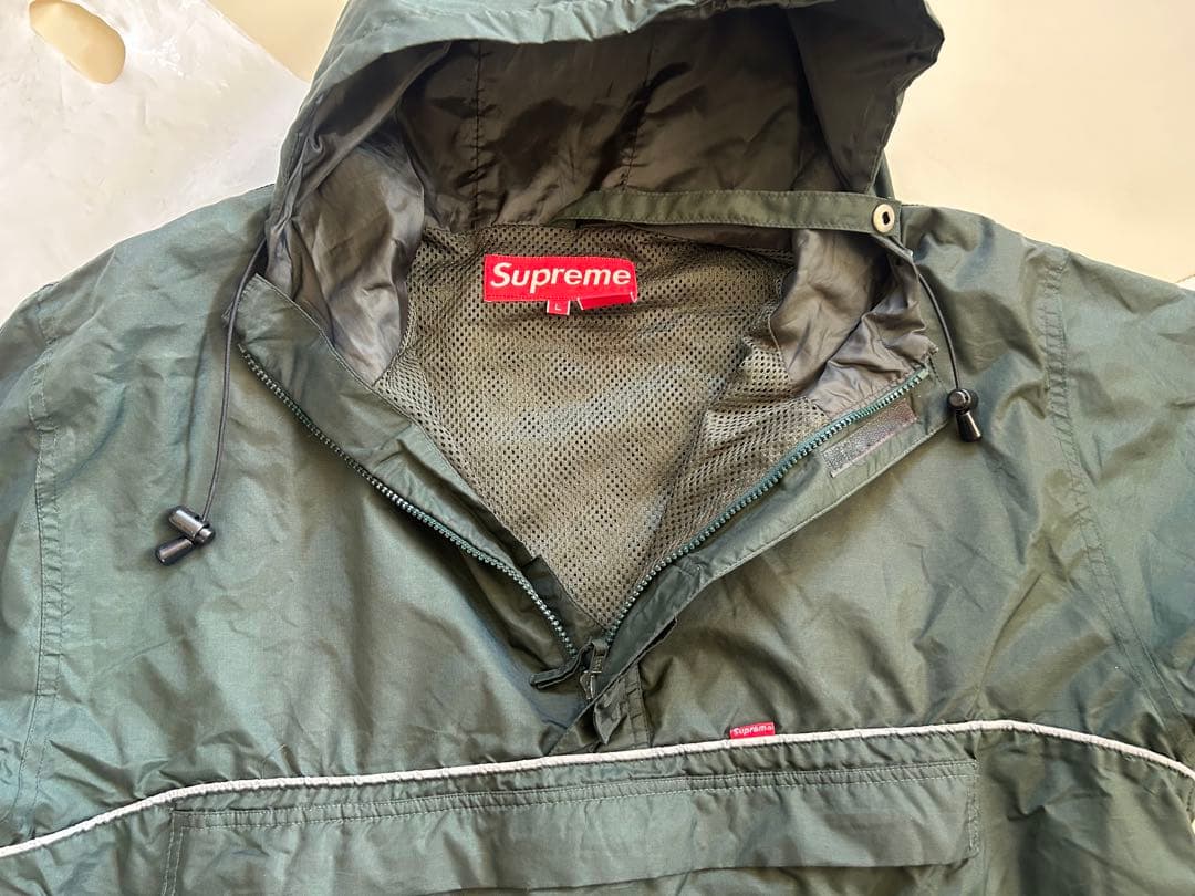 Supreme half zip nylon pullover anorak L