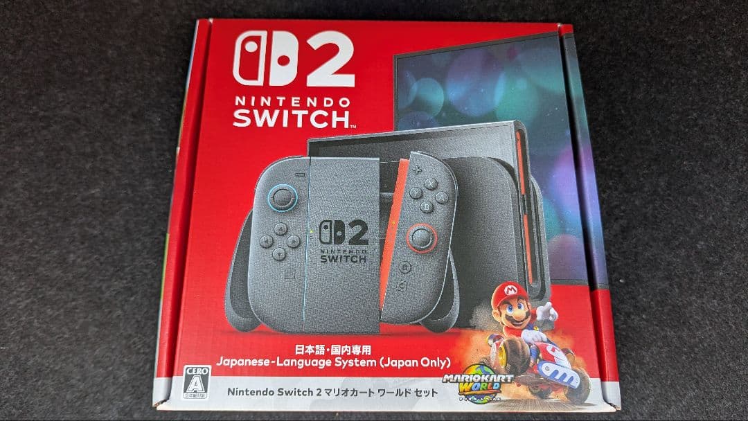 【即日送】Nintendo Switch 2 マリオカート【保証書用レシート有】 Amazon.co.jp: Nintendo Switch 2(日本語・国内専用) マリオカート