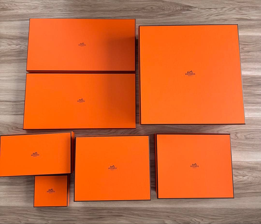HERMES ギフトボックスセット オレンジ エルメス ギフトボックスセット オレンジ - メルカリ