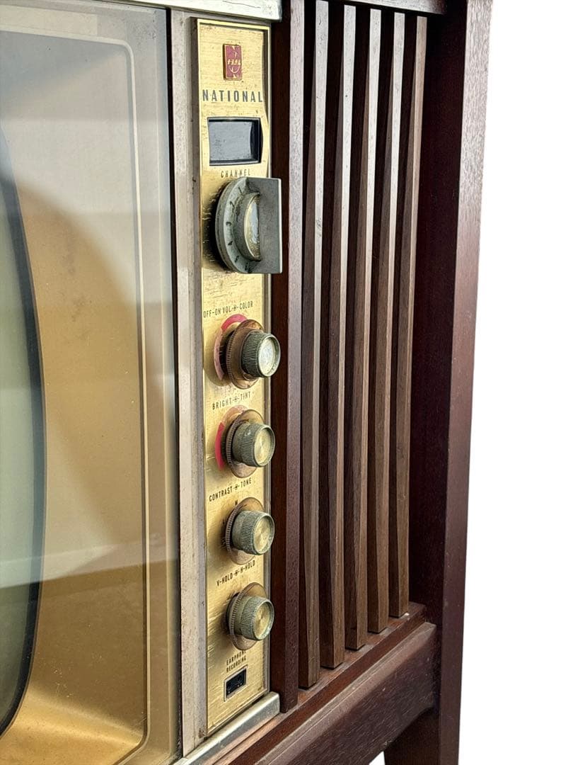 昭和40年代 National ナショナル TK-900D 真空管カラーテレビ - メルカリ