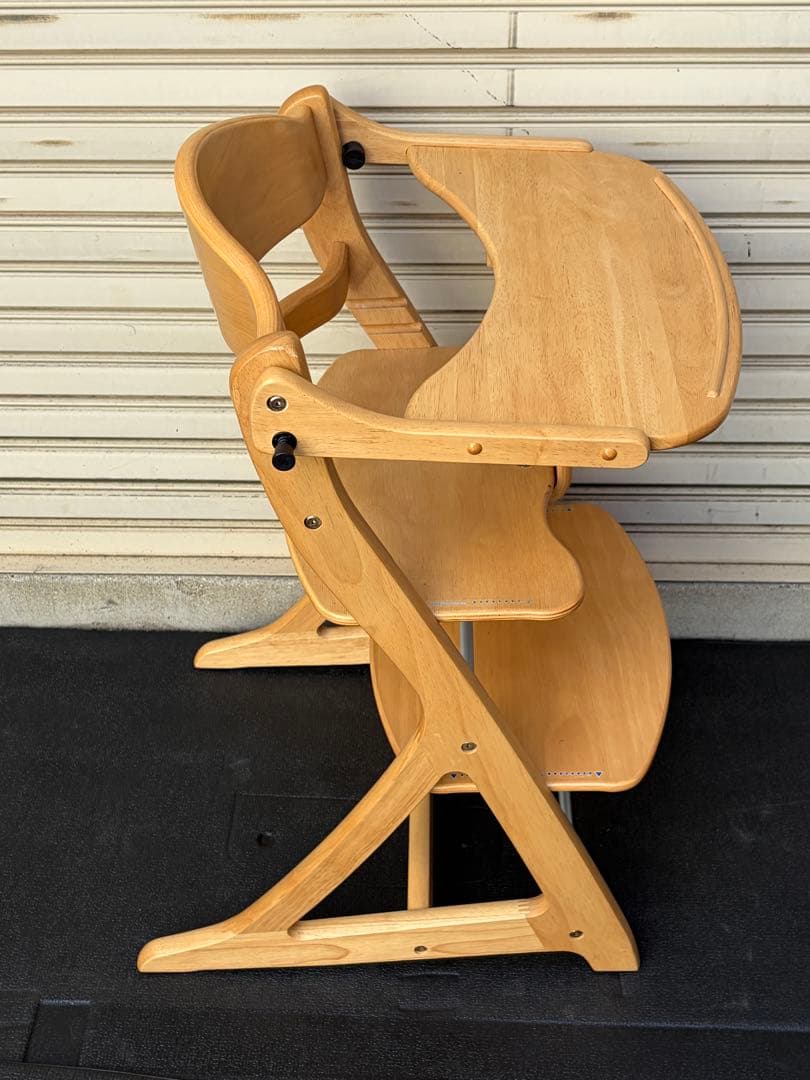 大和屋 すくすくチェアプラス テーブル・ガード付 木製ベビーチェア