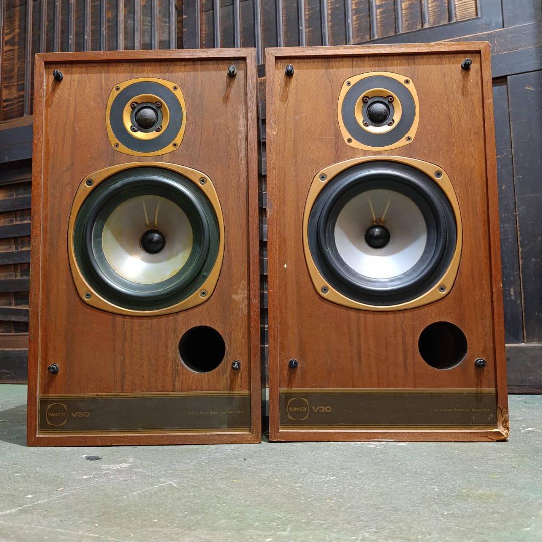 TANNOY V30 スピーカー ペア 音出し確認済 外装ダメージあり 現状品 i.jpg