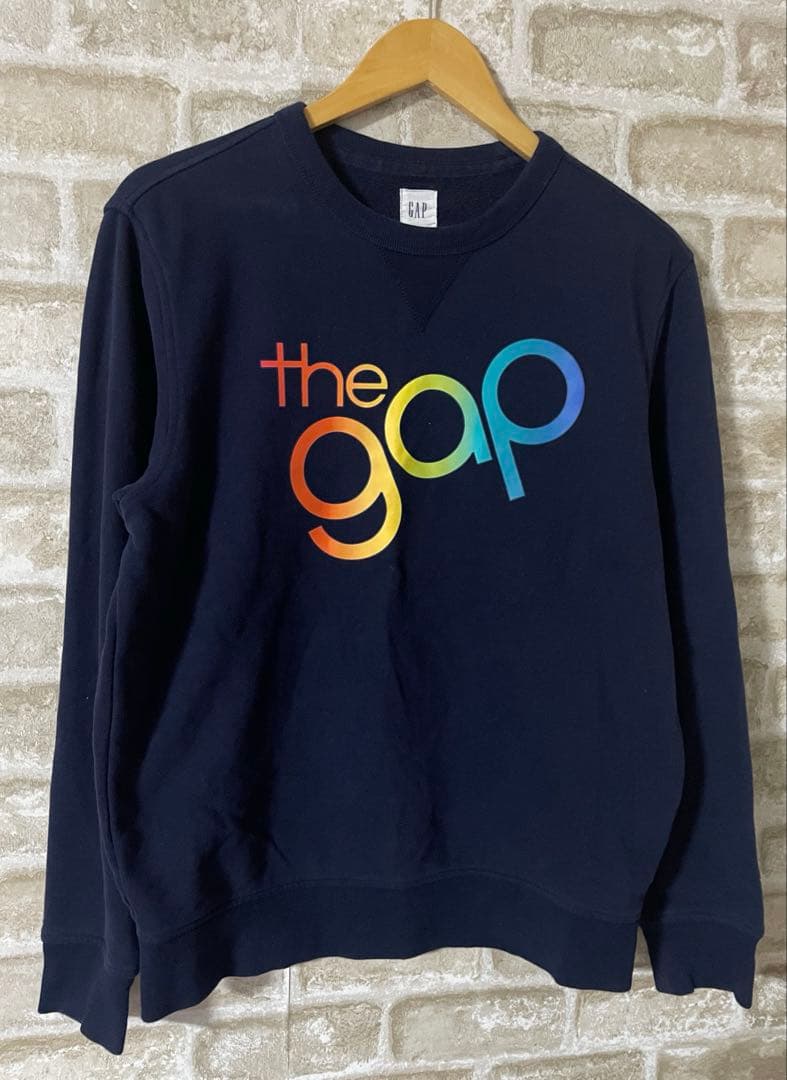 the gap メンズS スウェット 旧ロゴ 小松菜奈 トレーナー ザギャップ