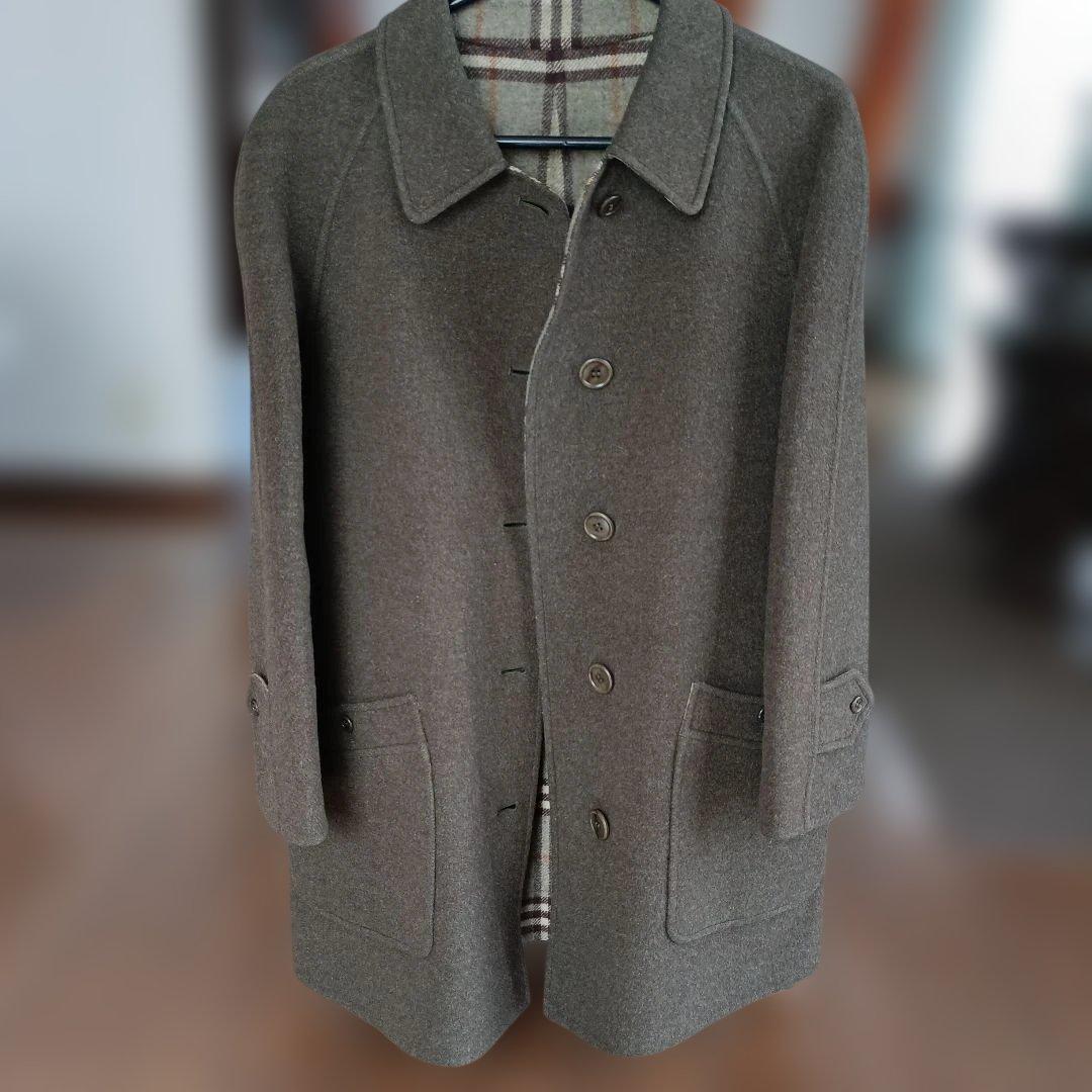 バーバリー　ピーコート　７号Sサイズ　カーキグリーン BURBERRY - バーバリーズ 90s オールド トレンチコート カーキ