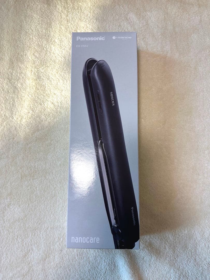 Panasonic ナノケア アイロン EH-HS9J-K 黒 新品未使用 Panasonic（パナソニック） ストレートアイロン ナノケア｜EH-HS9J-K