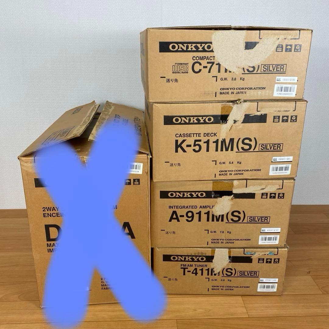 ONKYO コンポ K-511M C-711M T-411M A-911M - メルカリ