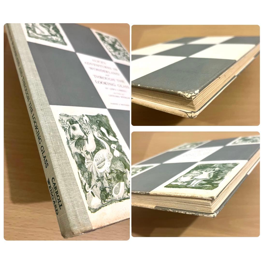No.246 希少 古書 洋書 アンティーク 不思議の国のアリス・鏡の国の