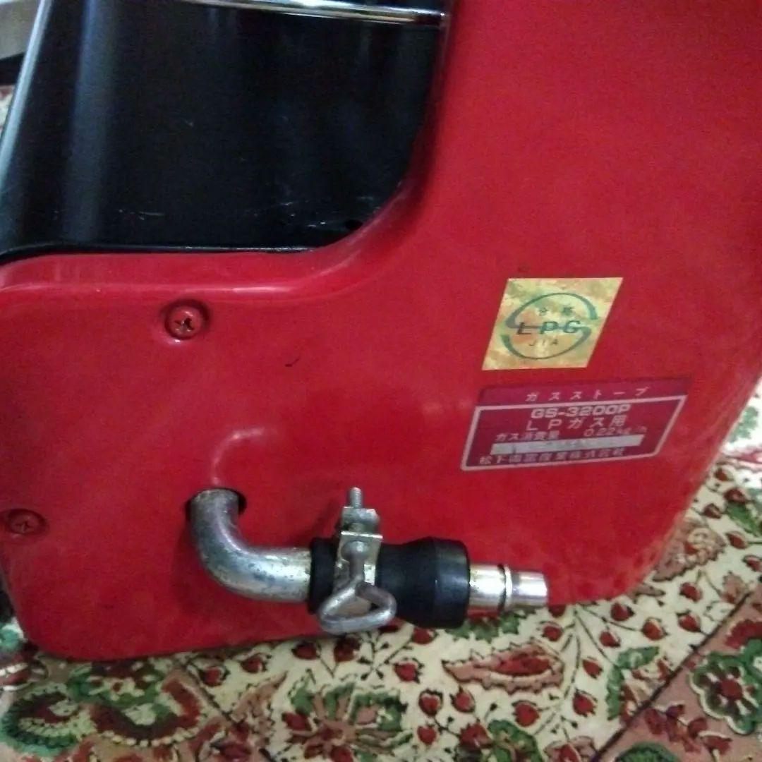 昭和レトロ】希少♢NATIONAL S-3200 ストーブ 赤黒…LPガス用 - メルカリ