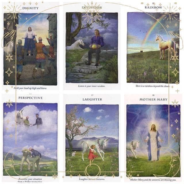 希少品✨海外美麗デッキ✨ユニコーン ペガサス オラクルカード