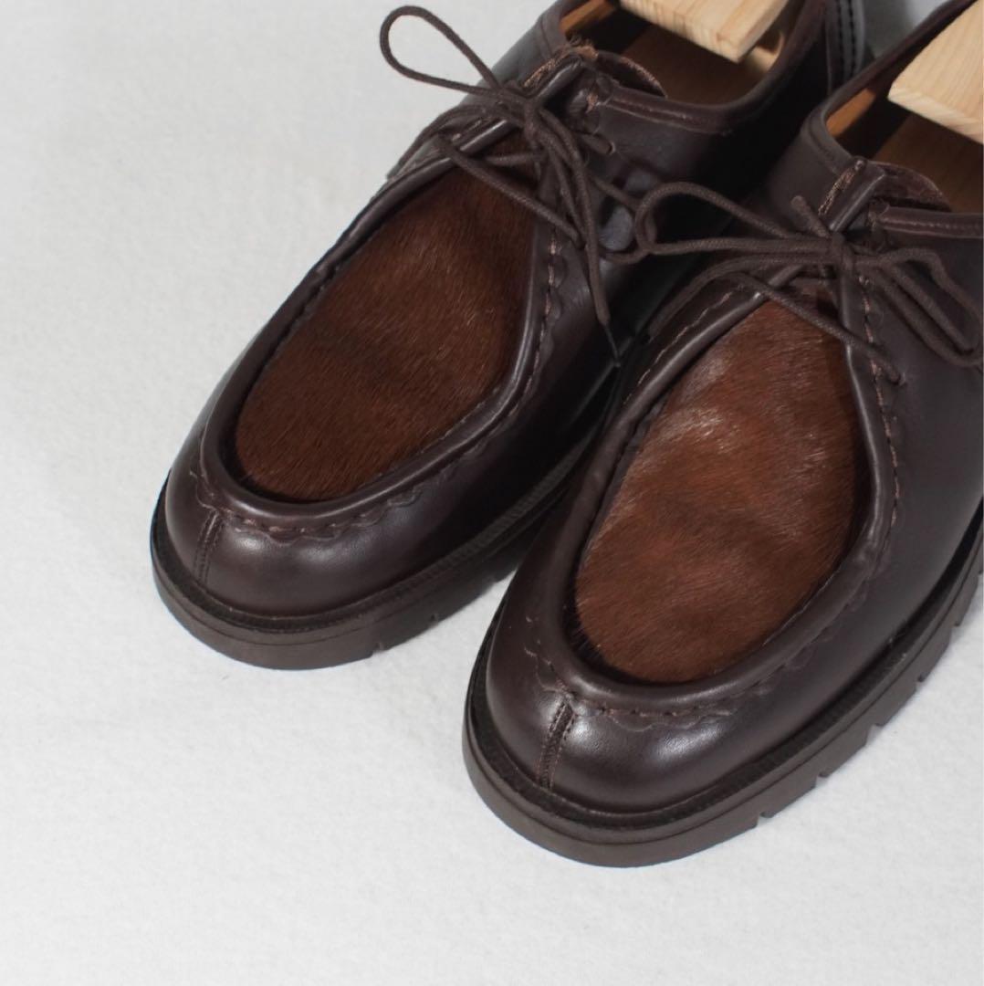 美品《KLEMAN》パドリーニ(42)ハラコ バーガンディー チロリアン