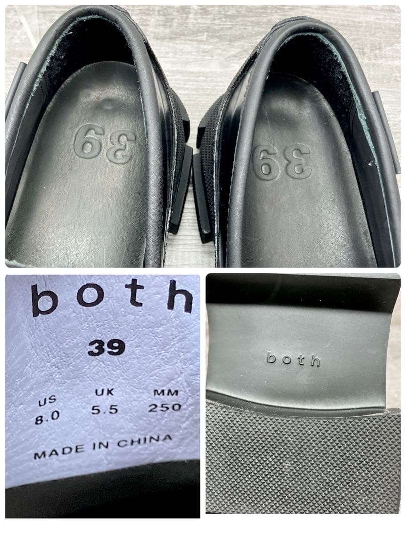 633 【未使用級】BOTH PARIS GAO LOAFER BLACK 39 - メルカリ