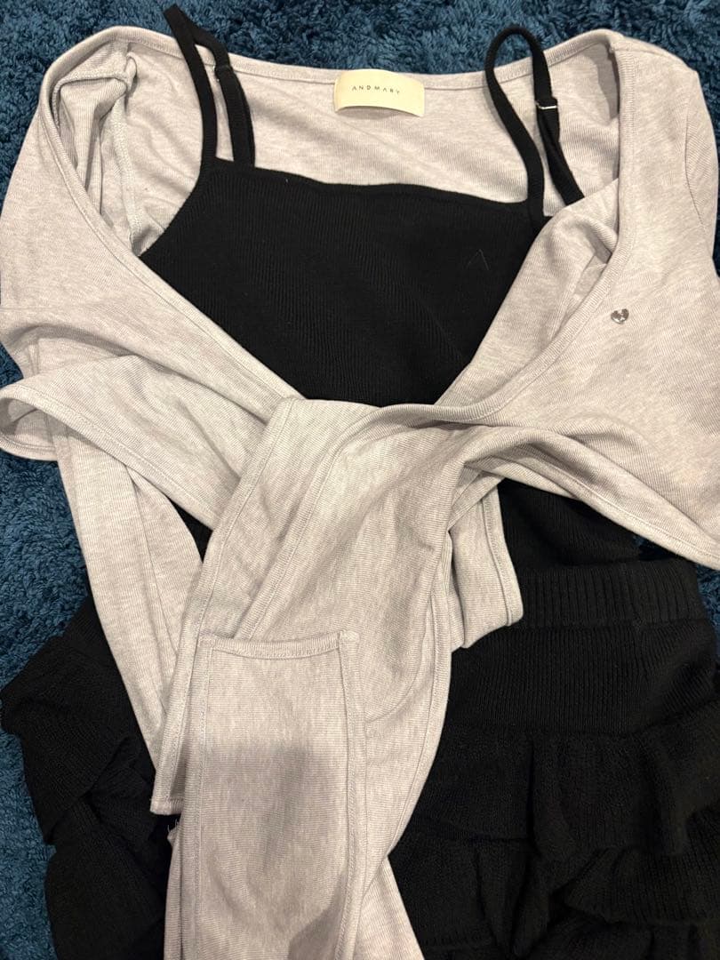 andmary Candice frill set up black - メルカリ