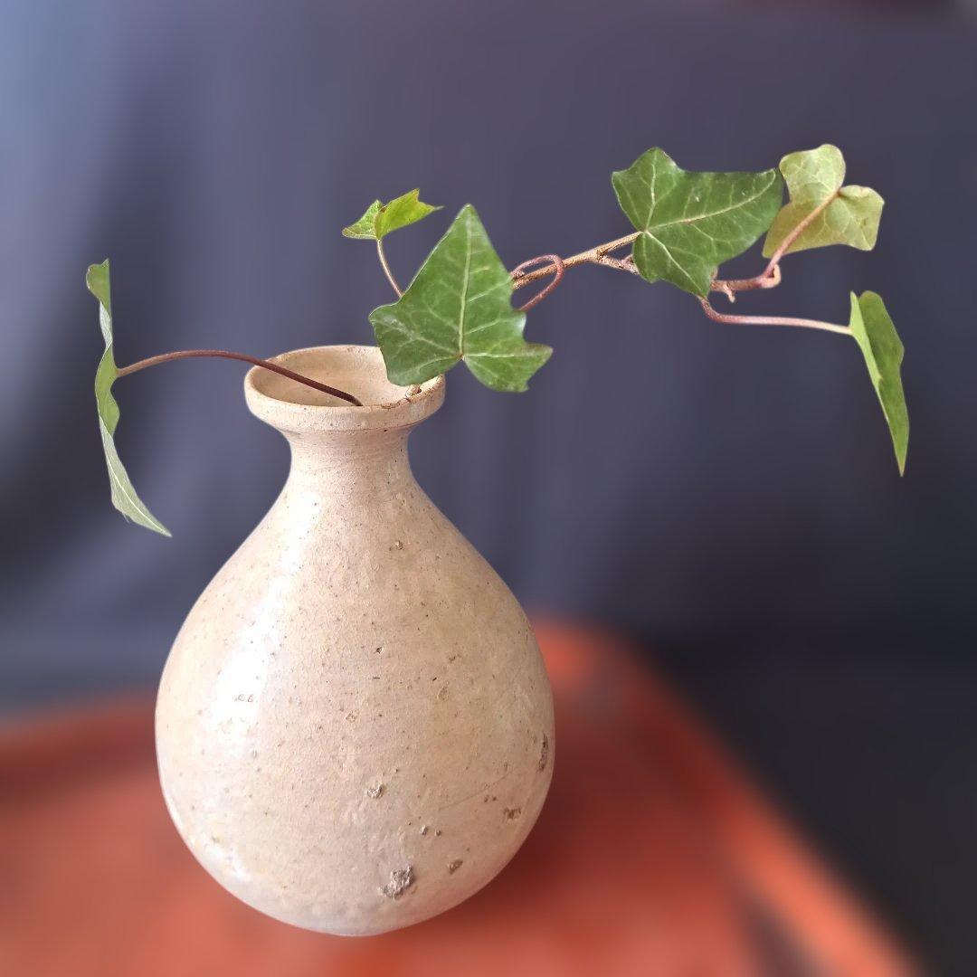 特別出品！ これぞ骨董！」 李朝 白磁徳利 (幅13cm 高さ20cm) 骨董