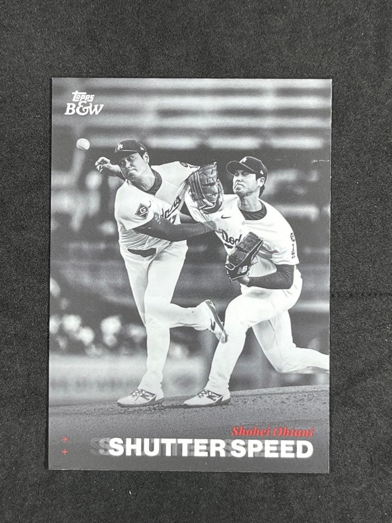 2025 Topps Black & White 大谷翔平 シャッタースピード - メルカリ