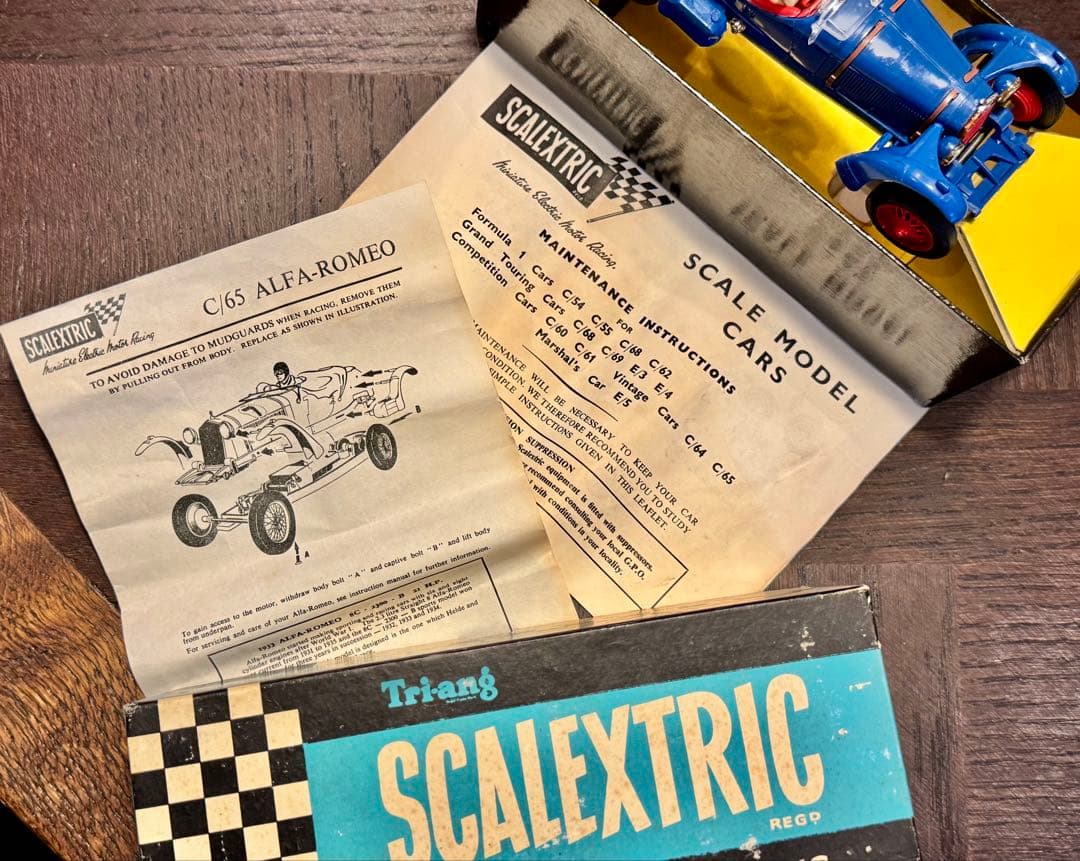 scalextricスケーレックスC65アルファロメオ 1933 スロットカー - メルカリ
