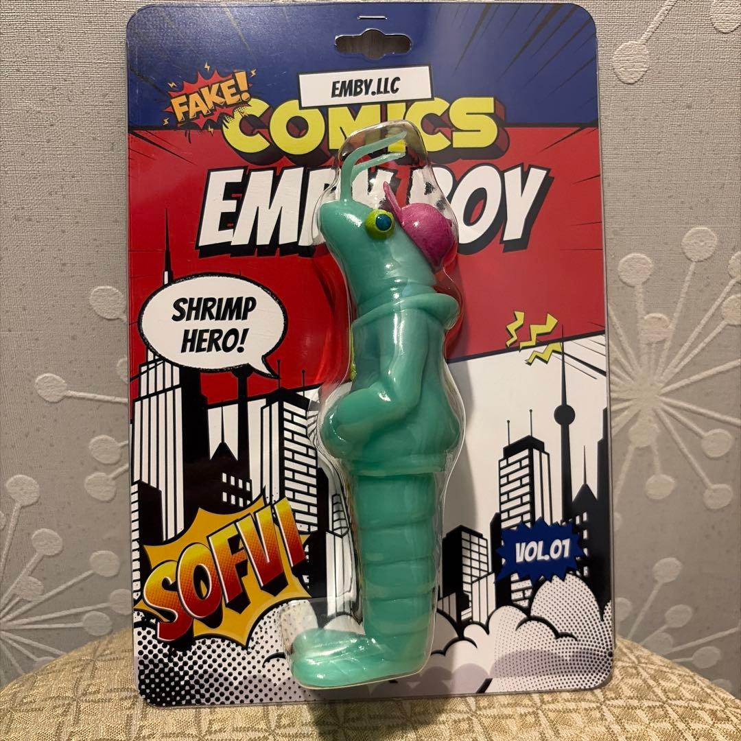 未開封 エンビーくん ずんだ蓄光カラー みちソフ限定 ブリスター入り PINU【みちのくソフビ祭り】ずんだ蓄光カラー | ソフビショップエンビー