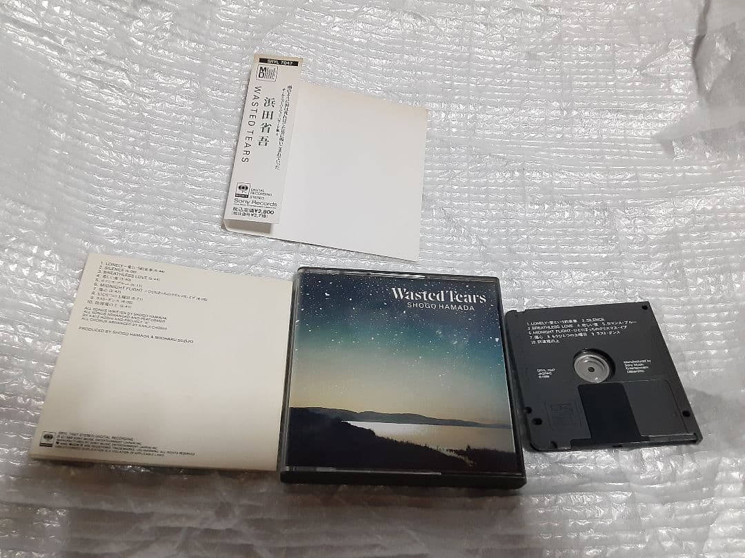 帯付き MD 浜田省吾 WASTED TEARS SRYL7047 - メルカリ