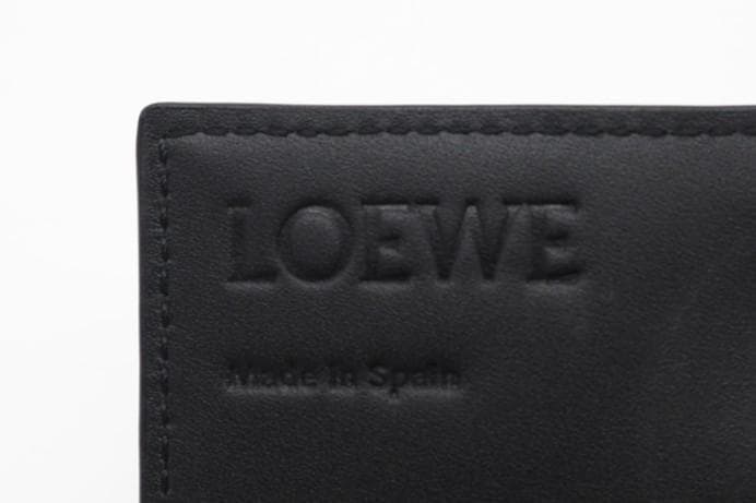 LOEWE 二つ折りカードケース アナグラム ビジネスカードホルダー