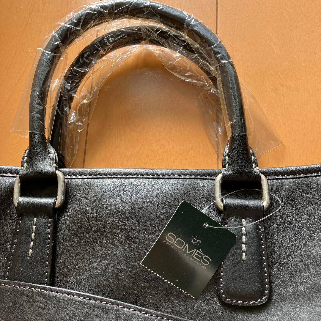 【新品】本革 ビジネスバッグ SOMES 職人技が叶えた「シンプル」ビジネスバッグ｜人気ブリーフケースに新色