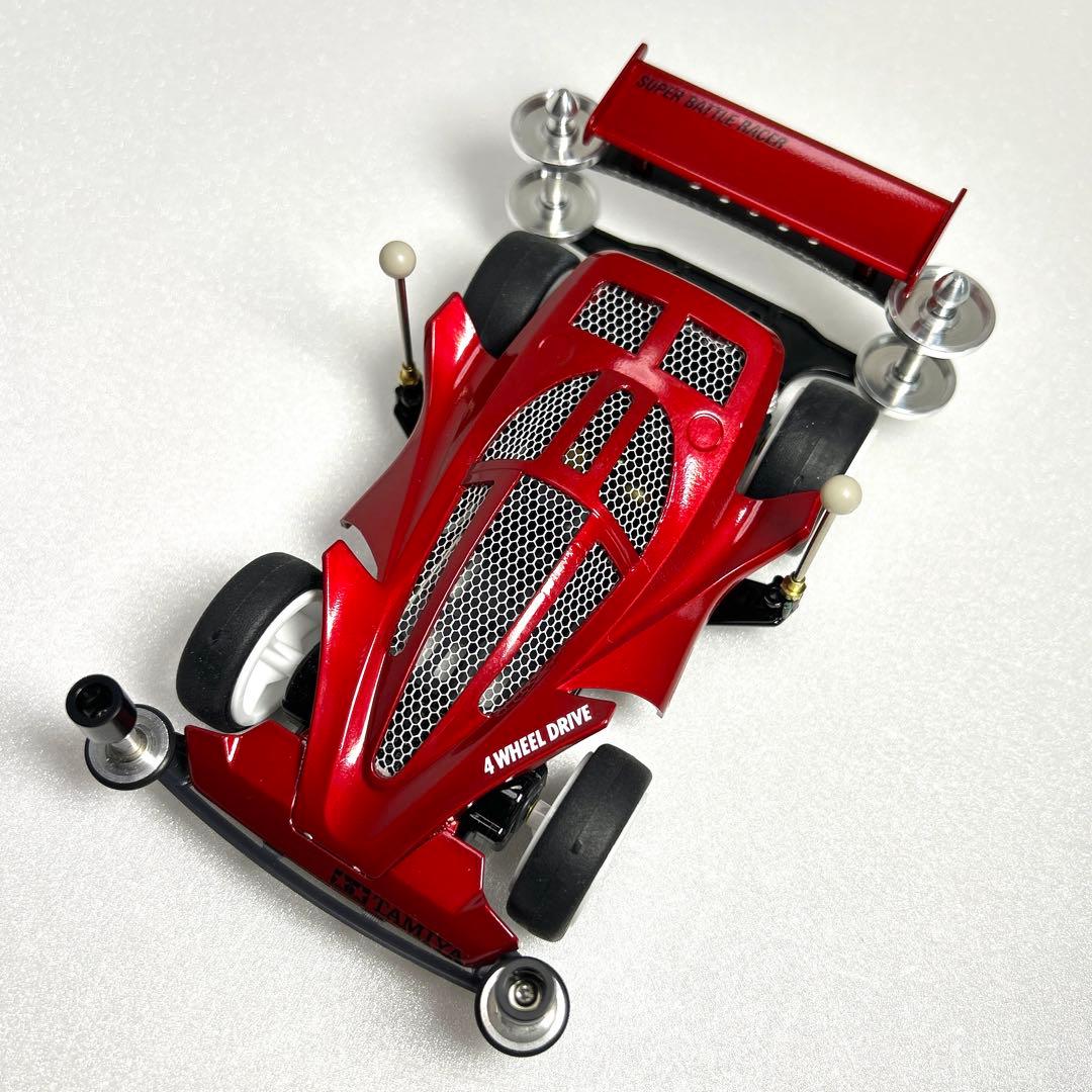 ミニ四駆 ビッグバンゴースト タミヤ 肉抜 塗装 キャンディ 改造