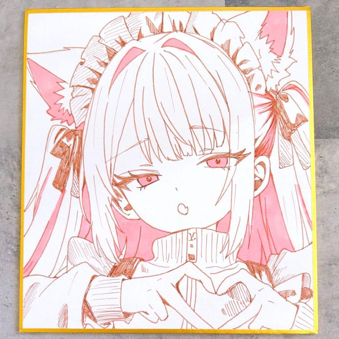 手描きイラスト アナログイラスト オリジナル 創作 女の子 ジャージ