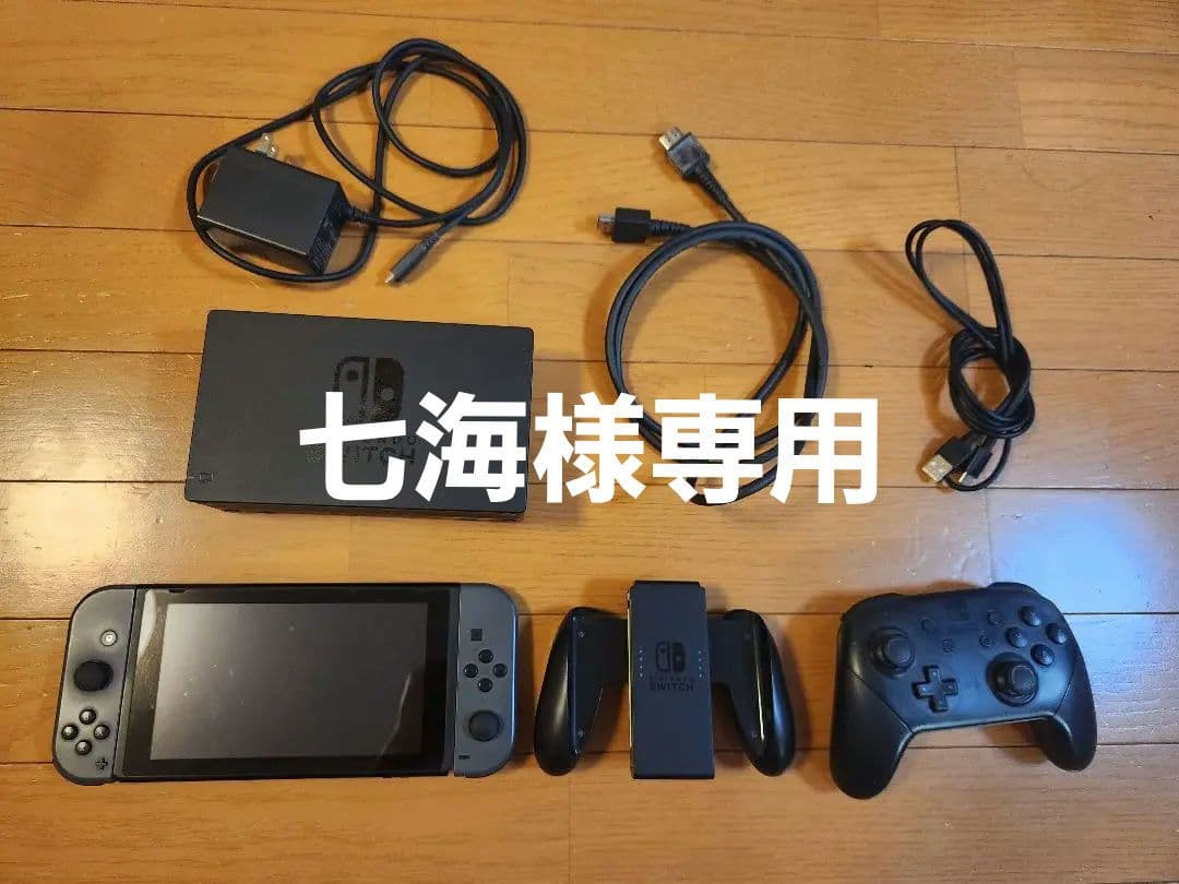 Nintendo Switch 本体 (ジャンク扱い)+ 付属品 画面美品・本文要確認 Nintendo Switch 有機EL 本体 2022年製 付属品完