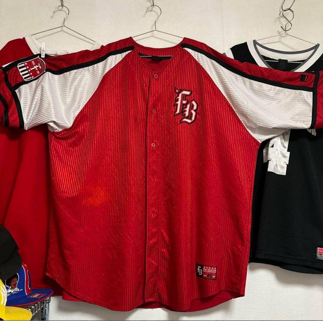 FUBU ゲームシャツ　6XL 　bboy b系 hiphop 新作】【FUBU／フブ・オリジナルゲームシャツ（ホワイト）】ストリート