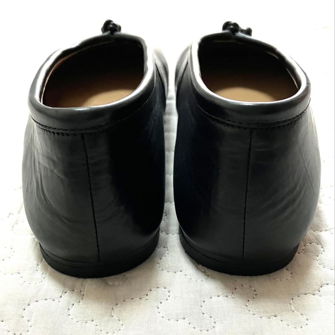 【美品】オデットエオディール　オブリーク　フラットシューズ10　23.5cm