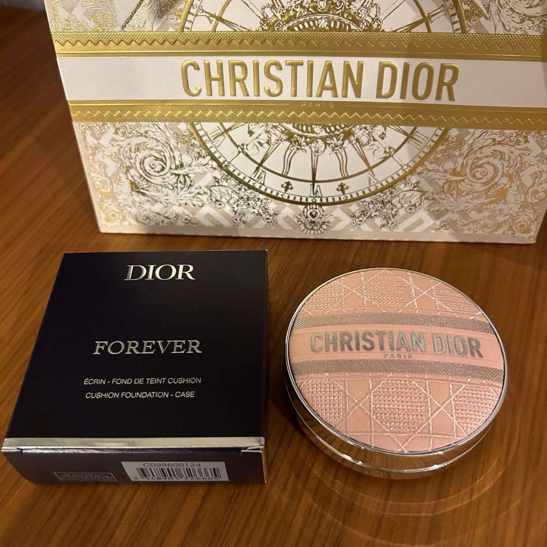 新品未使用！ディオール クッション ケース カナージュ ピンク 限定品