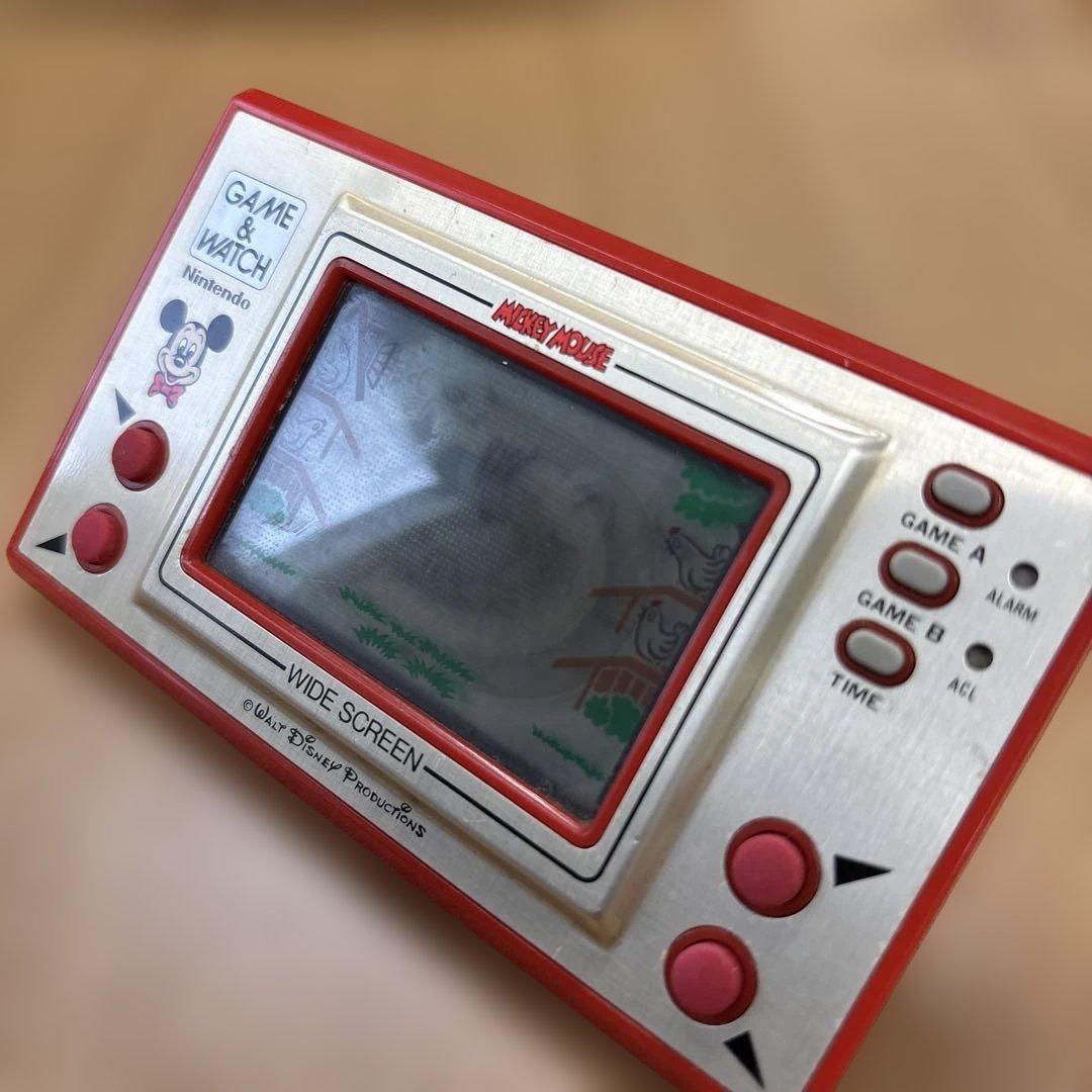 任天堂 ゲーム&ウォッチ ミッキーマウス 鶏の卵取り 昭和レトロ