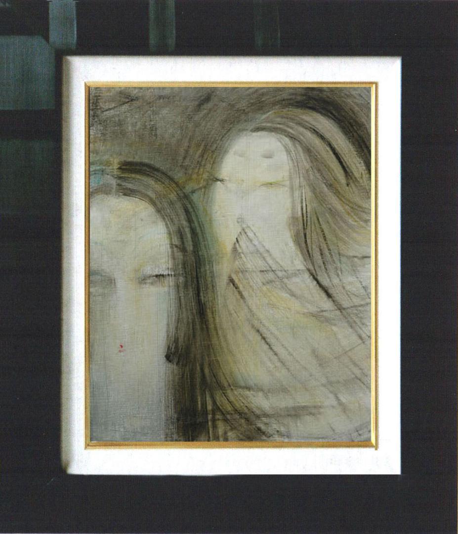 油絵 絵 絵画 インテリア 油絵 F6-050413 人物 女性像