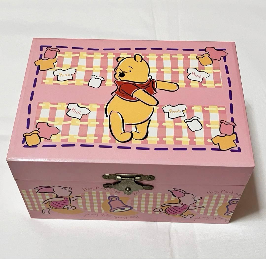 ディズニー プーさんのオルゴール ピンク - メルカリ