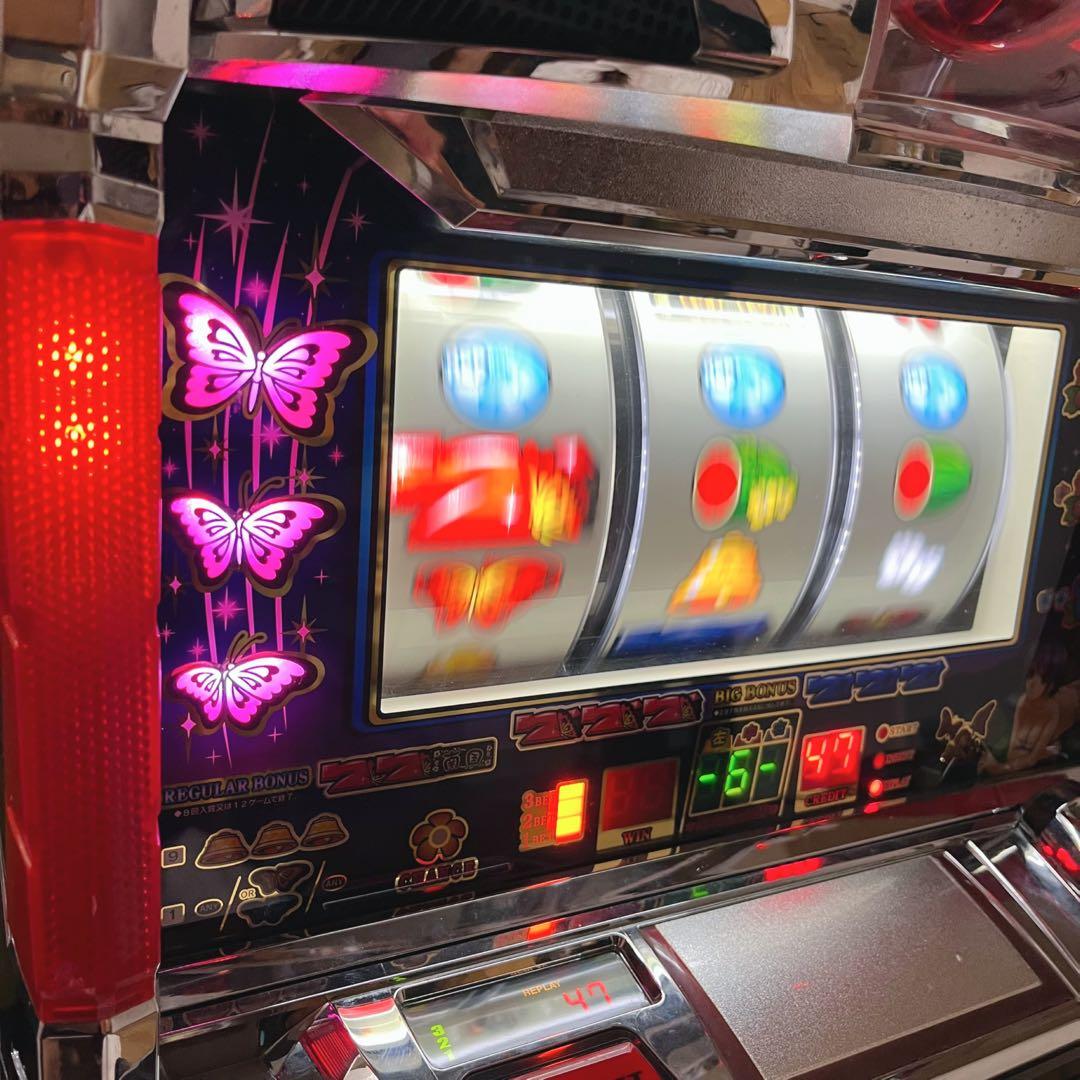 美品 人気機種 南国育ち 沖スロ 音量調整可 メダル不要 パチスロ実機