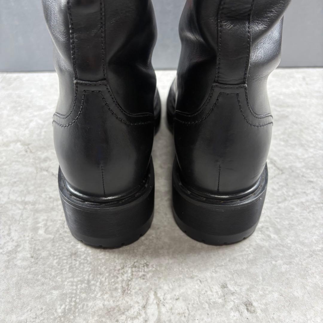 PRADASPORTS プラダスポーツ レザー ロングブーツ 39 ラグソール