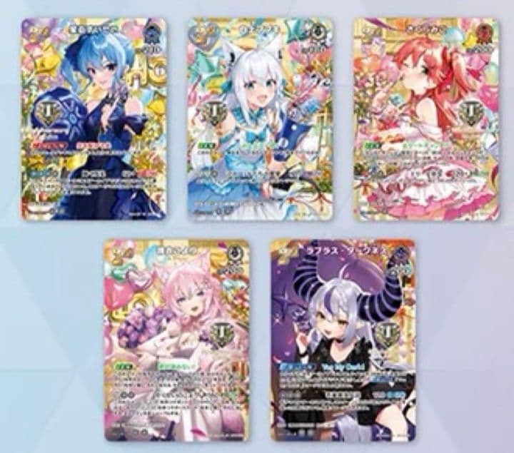 ホロカ 1st Anniversary Celebration Set 5種 1st Anniversary Celebration set unboxing! Hololive Official Card