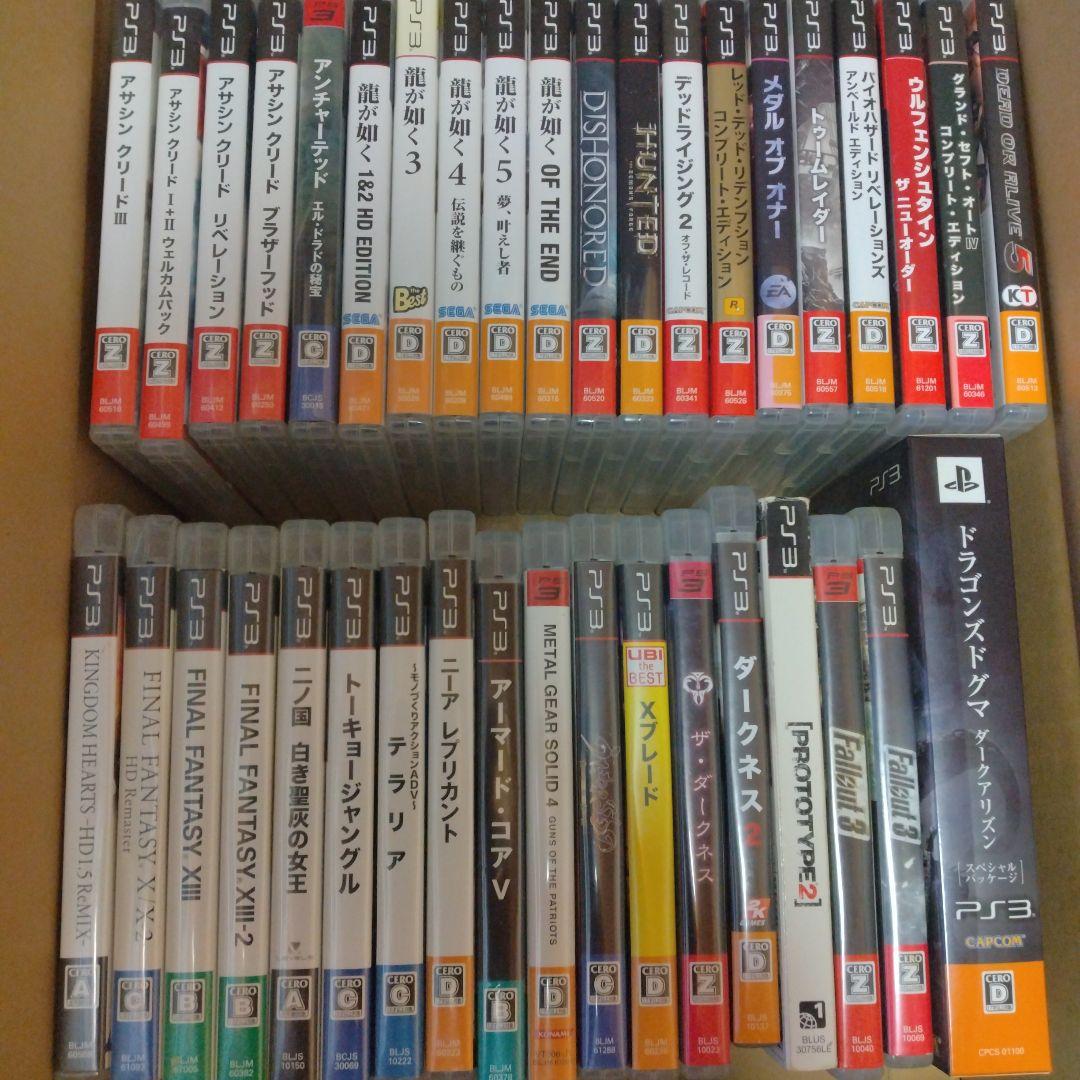 PS3 ゲームソフト セット 38本 まとめ売り - メルカリ