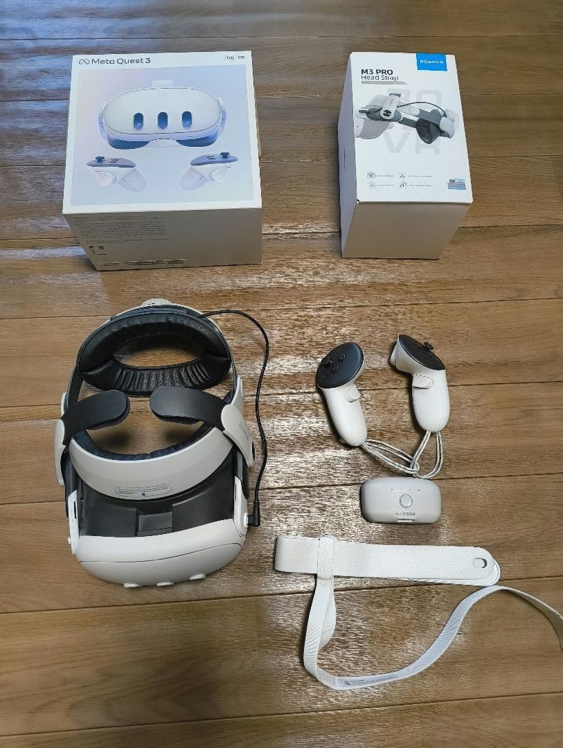  Quest 3 VRヘッドセット BOBOVR M3PRO セット BOBOVR M3 Pro ヘッドストラップ Meta Quest 3 & Quest 3S用